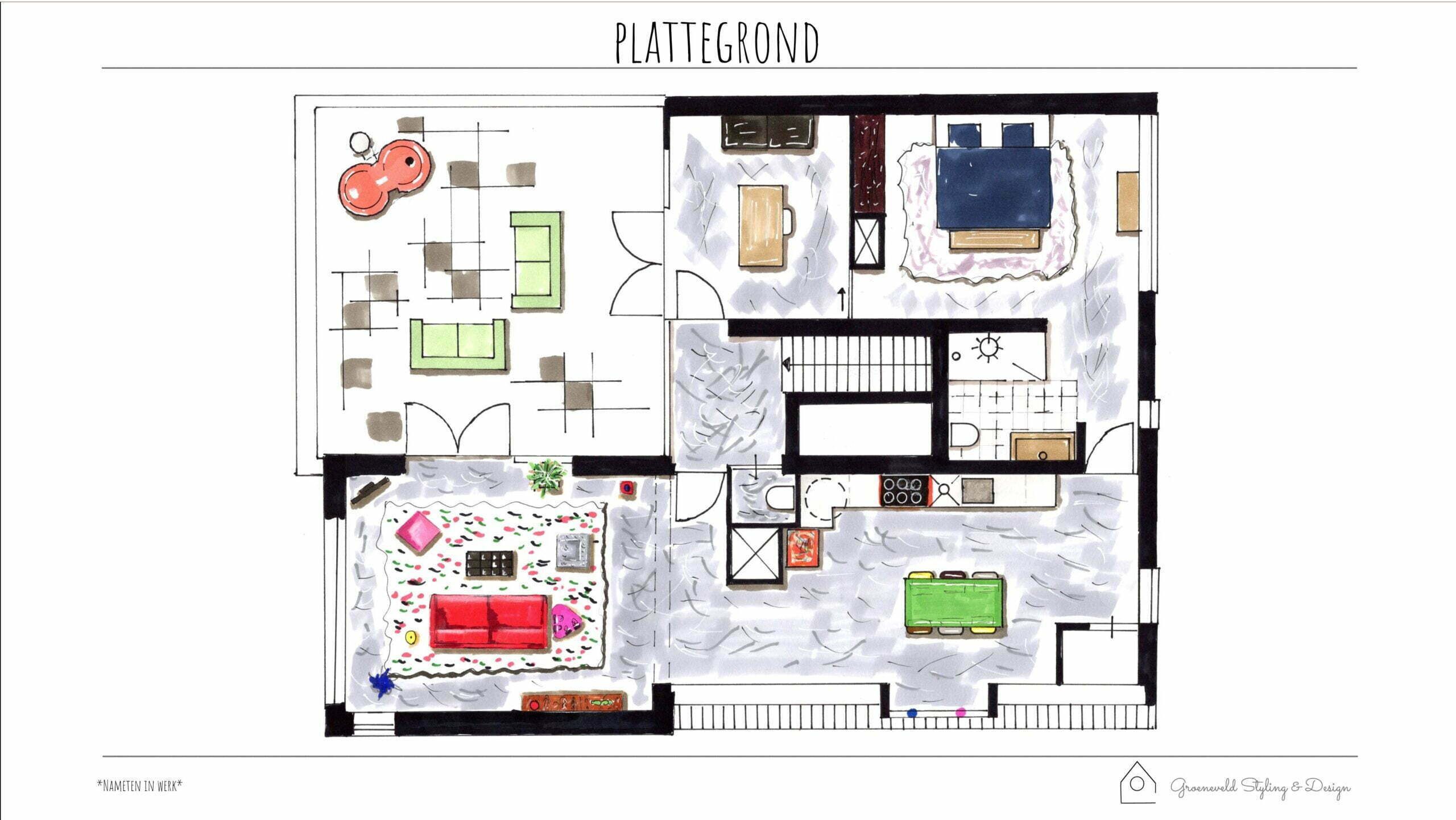 Plattegrond Loft Amsterdam